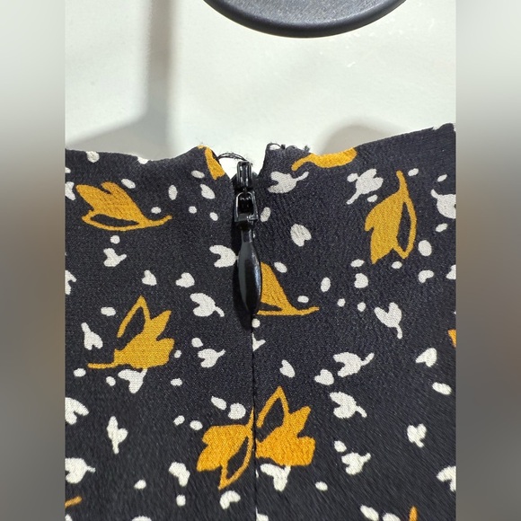 Madewell Floral Black and Yellow Dress - Picture 6 of 6
